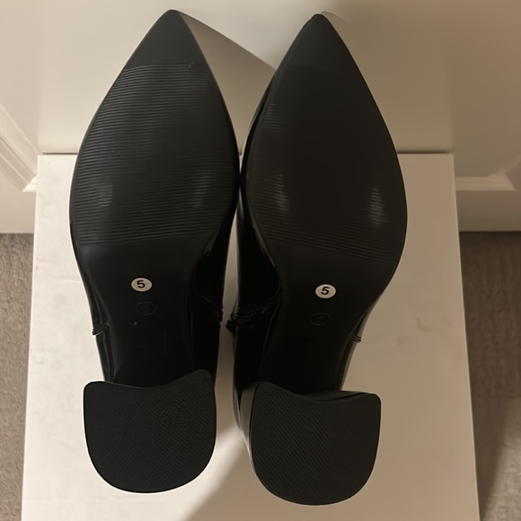 Nasty Gal Patent Leather Pointed Toe Ankle Boots - Picture 13 of 16